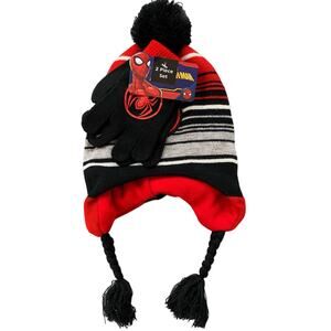 Berkshire Fashions SPIDER-MAN Big Boys 2-Pc. Heidi Hat & Gloves Set